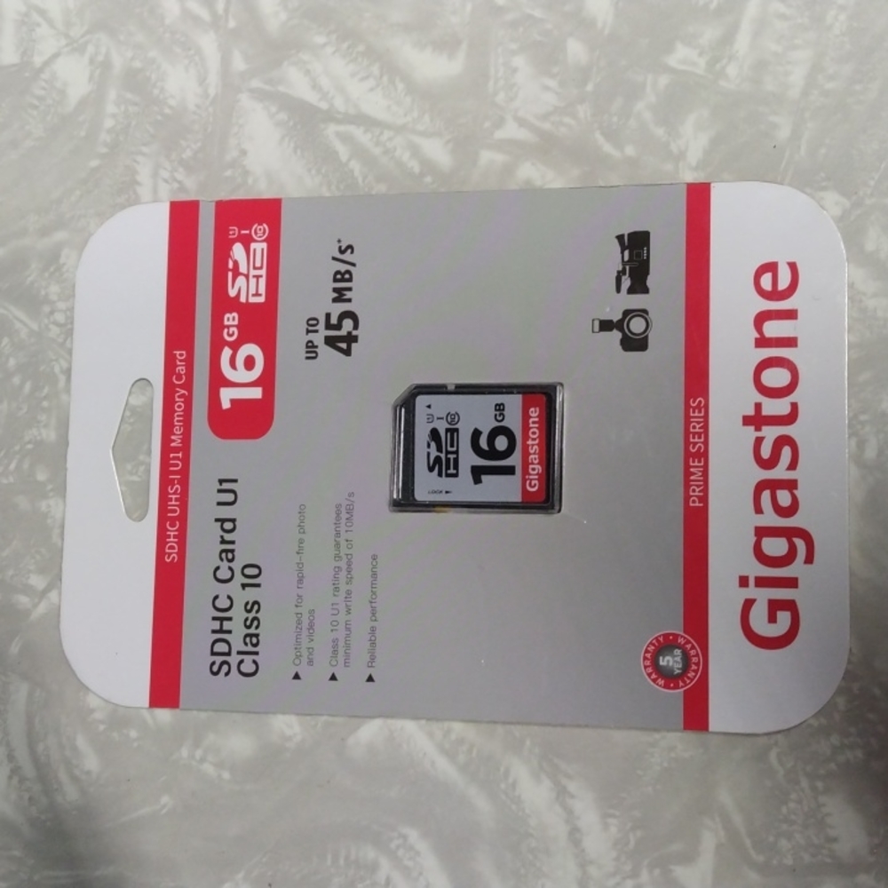 16GB SDHC card